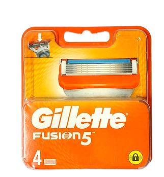 Змінні касети для бритв Fusion 5 Gillette 4 шт. Жилет Фюжин