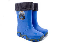 Гумові чоботи для хлопчиків Demar 0402A/30 Сині 30 розмір