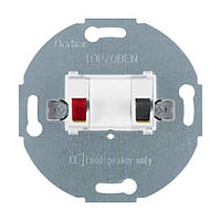 Аудіорозетка для гучномовця, одинарна Berker полярна білизна (457209)