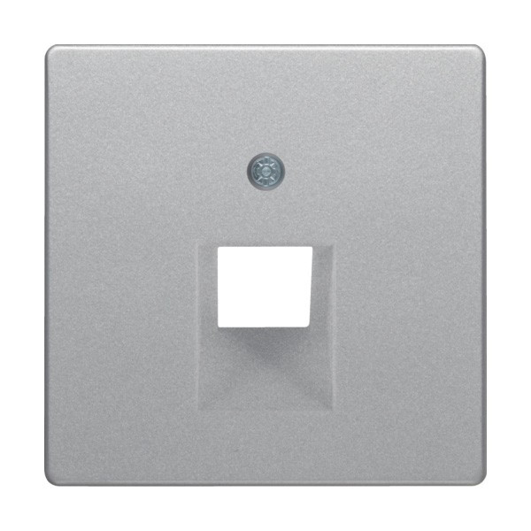 Накладка для комп'ютерної розетки Berker Q.x алюміній (14076084), фото 1