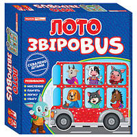 Детское лото Ranok "Звероbus"- учебные игры