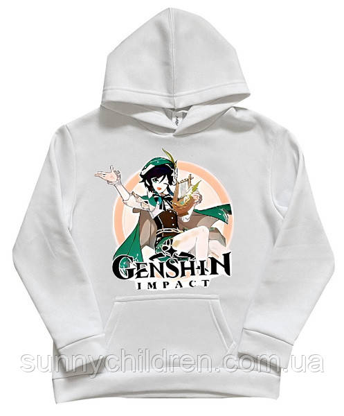 Толстовка утеплена Genshin Impact унисекс 134-164 см