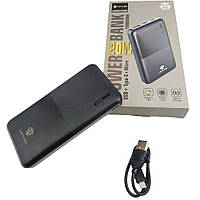 Power bank 10000 mAh LENYES внешний аккумулятор универсальное зарядное устройство повербанк тайп си и юсб