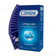 Презервативи Contex №12 Long Love з анестетиком