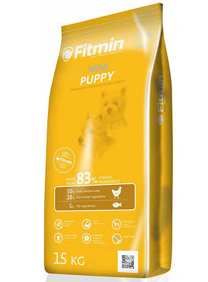 Fitmin Mini Puppy, 15 кг. Корм для цуценяти чихуахуа, суперпреміумкласу. 006526, фото 1