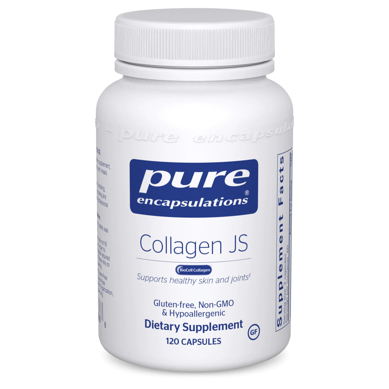 Колаген JS, Collagen, Pure Encapsulations, 120 капсул BX612