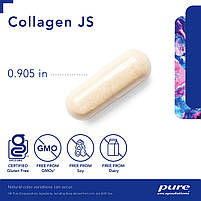 Колаген JS, Collagen, Pure Encapsulations, 120 капсул BX612, фото 4