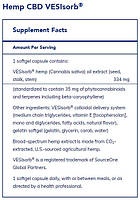 Pure Encapsulations Hemp CBD VESIsorb 30 капсул. BX970, фото 3