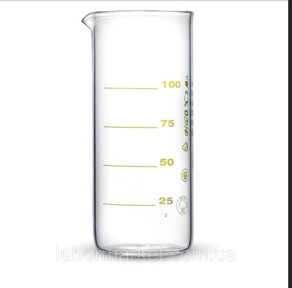 Склянка мірна 150 мл з паспортом, фото 1