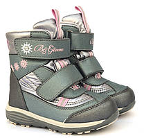 Р. 27 Дитячі зимові термо черевики B&G HL22-6_22. Зимове взуття BG Termo розмір 27