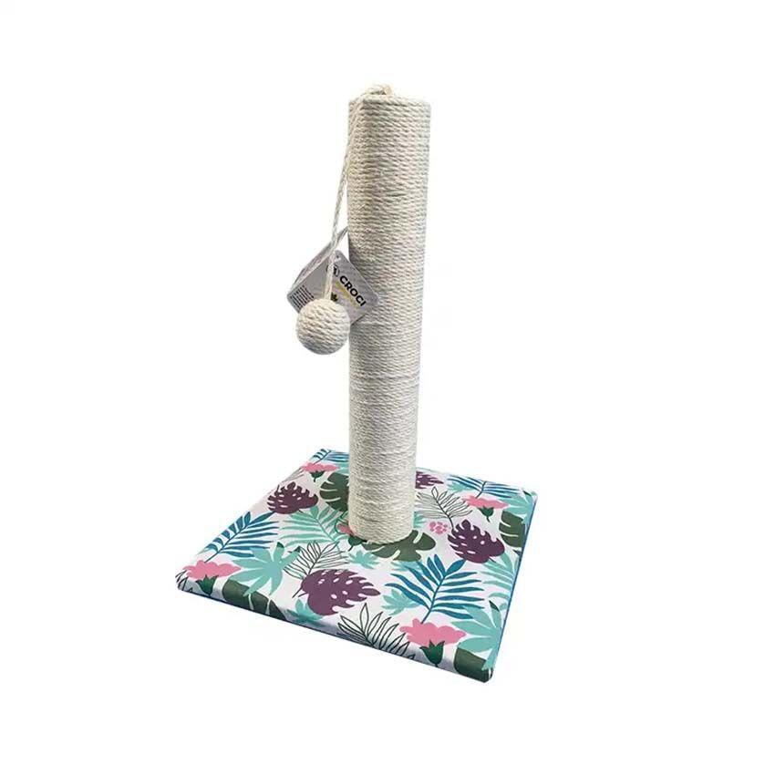 Кігтеточка стовпчик на підставці Croci Tropical 30*30*42 см