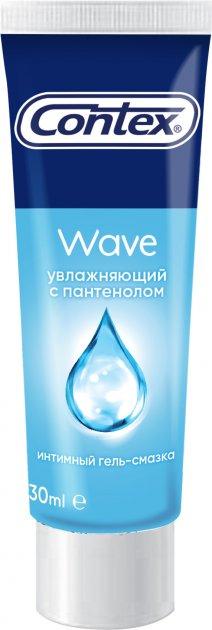 Інтимний гель-змазка Contex Wave зволожуючий з пантенолом (лубрикант), 30 мл