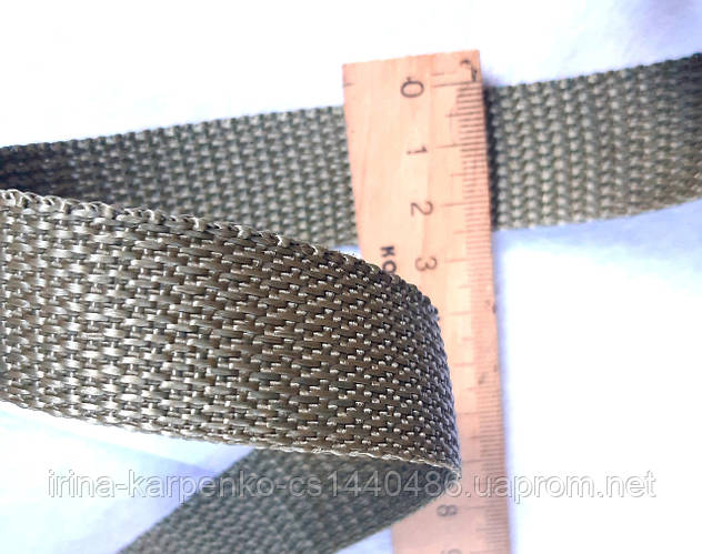 Купить Стропа /лента рюкзачная (ременная) ХАКИ 25 мм полипропиленовая ...