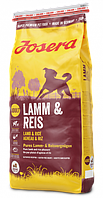 Сухой корм Josera Lamb & Rice (Йозера Ягненок и Рис) для взрослых собак, 15 кг