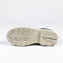 Черевики зі шнурівкою AQUAMARIN 2970 39 Чорні шкіра 36, фото 4