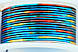 Дріт Artistic Wire, калібр 22/0,64 мм, Multicolor Blue, Red, Gold, 5,5 м, фото 3