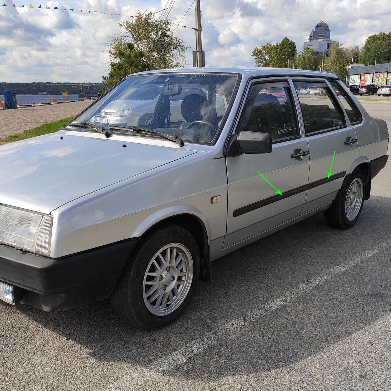 Молдинги на двері для Lada ВАЗ 2109, 21099