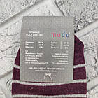 Шкарпетки жіночі високі весна/осінь р.23-25 Серце+смужка бордо MODO SOCKS 30036400, фото 4