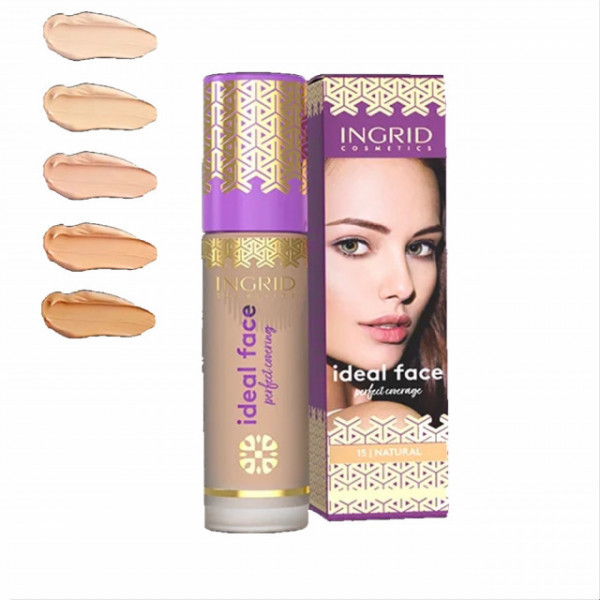 Тональний крем тривалої дії Ideal Face Ingrid №12