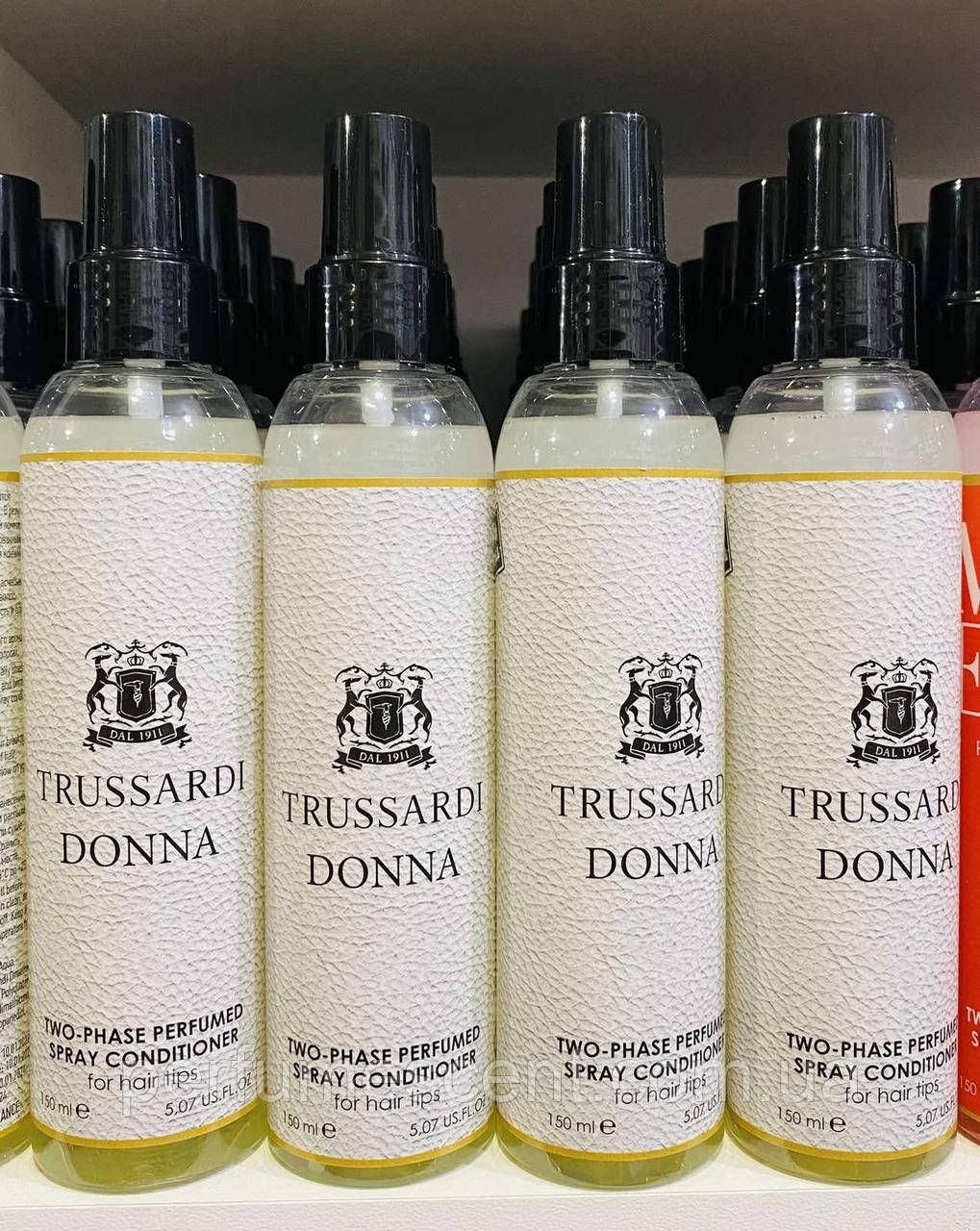 Двофазний парфумований спрей-кондиціонер для кінчиків волосся Trussardi Donna Trussardi 150ml