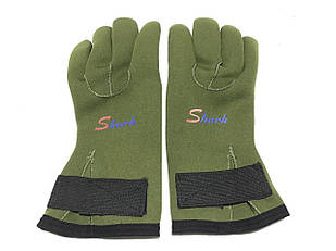Рибальські неопренові рукавички Shark