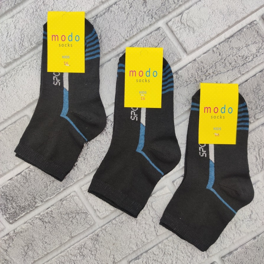 Шкарпетки дитячі середні весна/осінь р.16 спорт чорні Modo Socks 30036418, фото 1