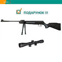 Пневматична гвинтівка SPA ARTEMIS GR1400F NP TACT оптичний приціл 3-9х40 газова пружина 320 м/с