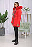 Зимова фабрична жіноча коротка куртка з манжетами., фото 4