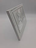 Срібна ікона "Ангел Охоронець" (130х90мм.), фото 3