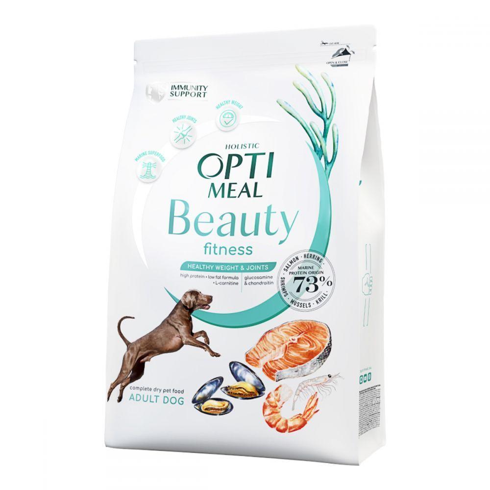 Optimeal Beauty Fitness. Вага та суглоби. Беззерновий корм із морепродуктами для собак усіх порід, 1.5 кг, фото 1