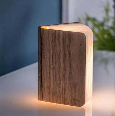 Світильник-книга Smart Book GK12W8 міні, дерево горіх, фото 1