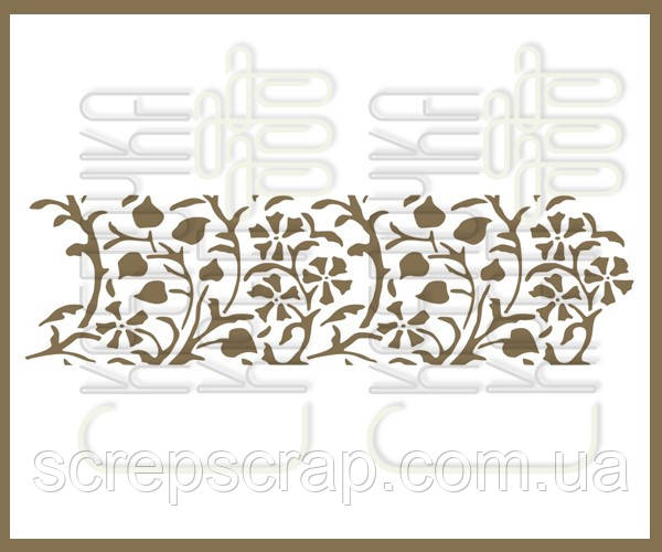 Трафарет для тортів квіти