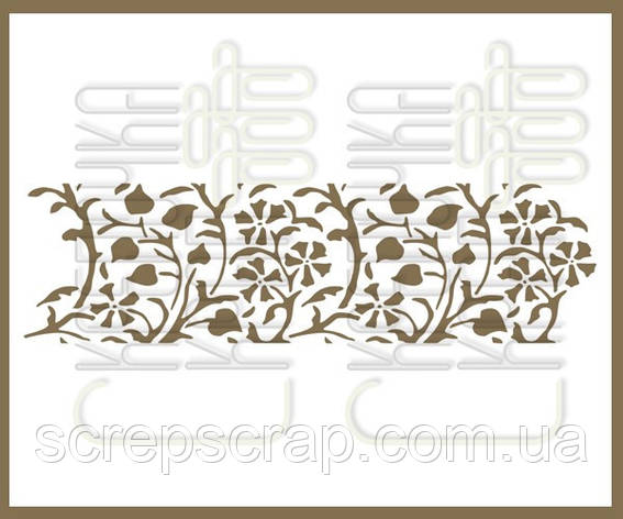 Трафарет для тортів квіти, фото 1