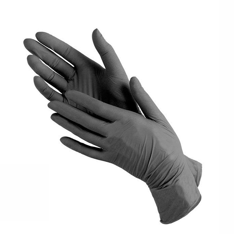 Нітрилові медичні рукавички Розмір L (1 пара) чорні