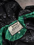 Чоловіча куртка вітровка Gucci M1147 зелена S, фото 4
