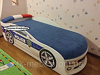 Кровать машинка Камаро Полиция 150х70 с подъемным механизмом