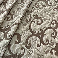 Ткань для штор с вышивкой AMADEY в классическом стиле.
