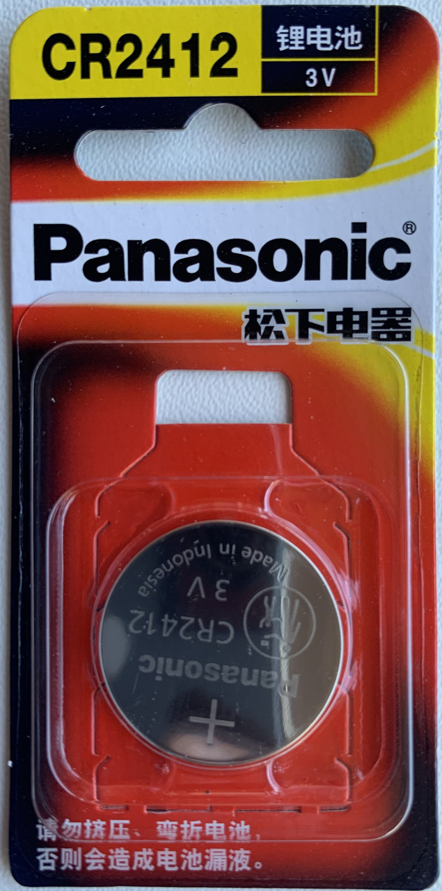 Батарейка Panasonic CR2412 3V, фото 1
