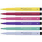 Набір капілярних ручок пензликів Faber-Castell PITT ARTIST PEN Manga Shôjo Set 6 кольорів, 167155, фото 3