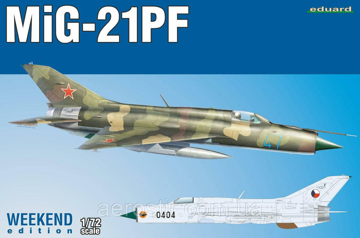 MiG-21PF 1/72 Eduard 7455, фото 1