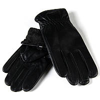 Перчатка Мужская кожа Paidi 231-1 black плюш Мужские кожаные перчатки оптом