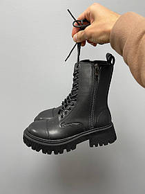 Balenciaga Boots Tractor Black (Матові)