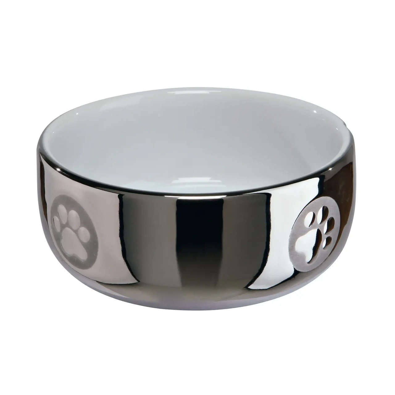 Миска керамічна Trixie 300 мл / 11 см (срібляста), фото 1