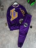 Чоловічий спортивний костюм M1155 фіолетовий S, M, фото 6
