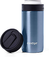 Contigo Контиго чашка River North Stainless Steel 2-in-1 Slim Can Cooler and Tumbler with Splash-Proof Lid