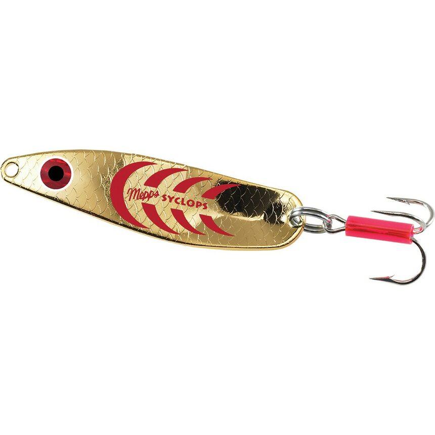 Блешня MEPPS SYCLOPS Gold/Red #1 12.0гр-bc