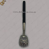 Чесалка для спини Лапа ведмедя Bear Claw чорний колір у пакованні, фото 3