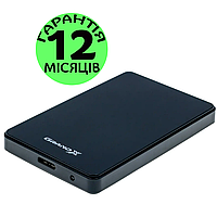 Карман для HDD/SSD 2.5" Grand-X HDE32 USB 3.0, черный, пластиковый, внешний, для жесткого диска и ссд