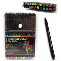 Набор цветных лайнеров Finelner color pen, 0.4 мм, 24 цв., DSCN-9770