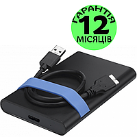 Карман для HDD/SSD 2.5" Verbatim USB 3.2 GEN 1, черный, пластиковый, внешний, для жесткого диска и ссд